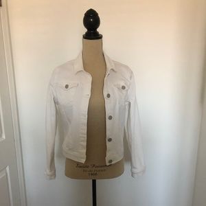White denim jacket